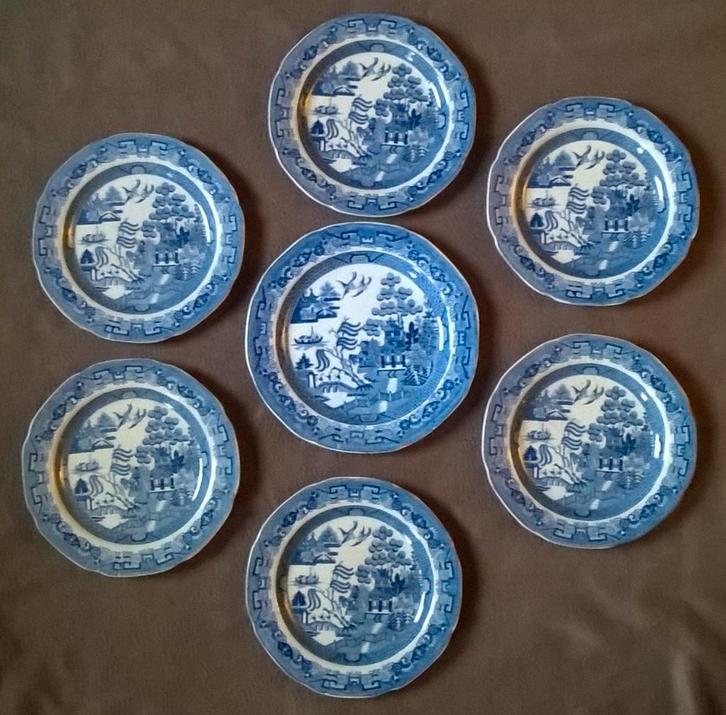 Lot faïence fine. Staffordshire. (1er tiers XIX), Antiquités & Art, Antiquités | Céramique & Poterie, Enlèvement ou Envoi