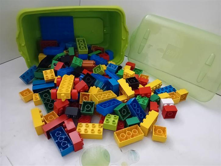 Boîte Duplo avec 150 blocs Duplo, Enfants & Bébés, Jouets | Duplo & Lego, Utilisé, Duplo, Briques en vrac, Enlèvement ou Envoi