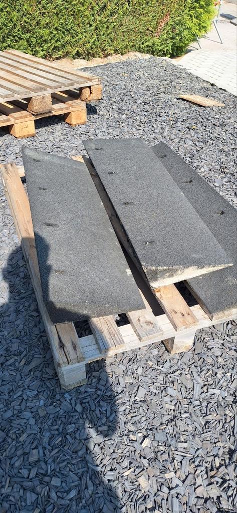 Oprit rubber schans, Tuin en Terras, Tegels en Klinkers, Zo goed als nieuw, Rubber, Ophalen