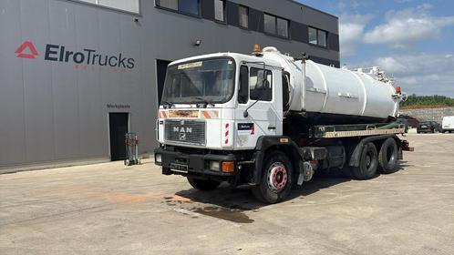 MAN 25.292 (16.000 L VACUUM / 10 TYRES / 6X2 / FULL STEEL SU, Auto's, Vrachtwagens, Bedrijf, Te koop, ABS, Open dak, MAN, Diesel