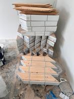 Hongaarse eik 40m2, Ophalen, Zo goed als nieuw