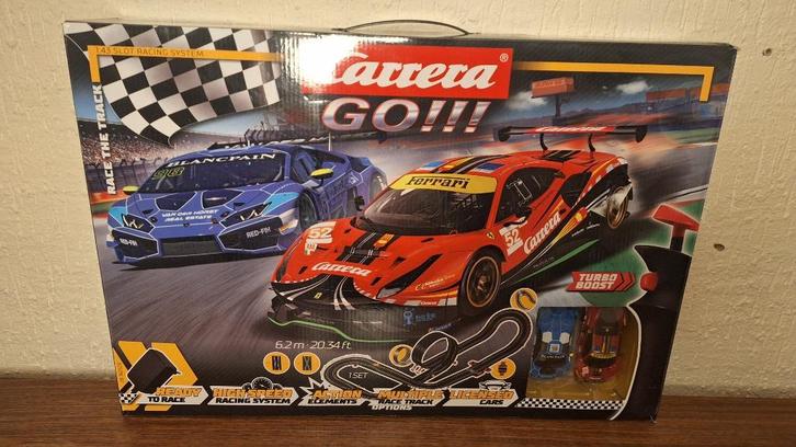 RACEBAAN Carrera Go!!! Koopje!, Kinderen en Baby's, Speelgoed | Racebanen, Gebruikt, Racebaan, Elektrisch, Carrera, Met looping