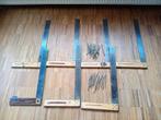 Set oude houtprofielen + houtboren, Doe-het-zelf en Bouw, Gereedschap | Handgereedschap, Ophalen of Verzenden, Gebruikt