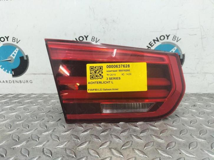 B.M.W. 3 SERIES F30 320i [L_TAILLIGHT] 2016, Auto-onderdelen, Verlichting, Gebruikt, ARN erkend, Stiba lid, Erkend duurzaam, Ophalen of Verzenden