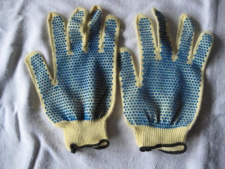 Gants de travail à double face, avec boutons antidérapants L, Jardin & Terrasse, Vêtements de travail, Neuf, Gants, Enlèvement ou Envoi