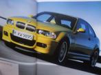 Brochure BMW M3 E46 Coupé & Cabriolet & M5, BMW, Enlèvement ou Envoi