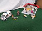 Playmobil ziekenhuis met ambulance en diverse extra's, Complete set, Ophalen of Verzenden, Zo goed als nieuw