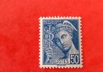 1939 France, Mercurius 50 donkerblauw, zfraai, postfris, Postzegels en Munten, Ophalen of Verzenden, Postfris