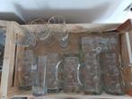 Lot 13 bierglazen Christal Alken ( 50cl, 33 cl en 25 cl ), Ophalen, Nieuw, Bierglas