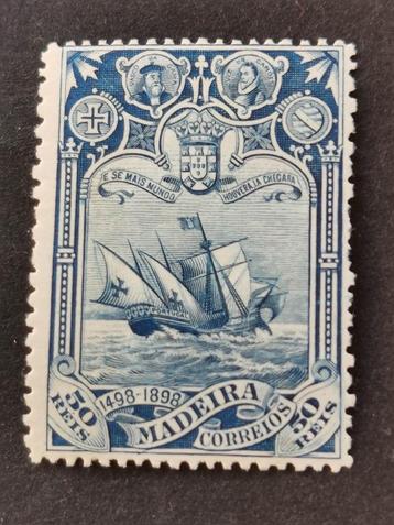 Madeira 1898 - voilier de Vasco da Gama *, Enlèvement ou Envoi, Portugal, Non oblitéré