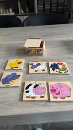 Houten mini puzzels, Ophalen, Gebruikt