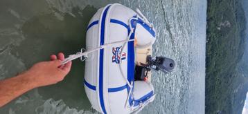 Rubberboot met 2,5 pk motor, Airdeck, Yamaha, Utilisé, Essence