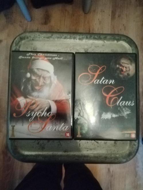 Kersthorror pakket (Satan Claus en Psycho Santa), Cd's en Dvd's, Dvd's | Horror, Zo goed als nieuw, Vanaf 16 jaar, Verzenden