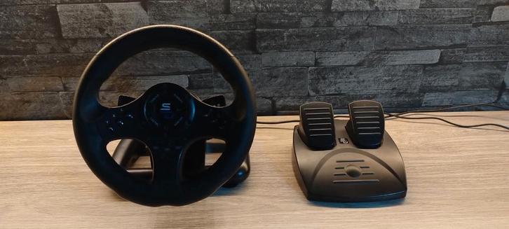 Subsonic Superdrive SV450 Racestuur met Pedalen & Paddles, Computers en Software, Joysticks, Zo goed als nieuw, Ophalen
