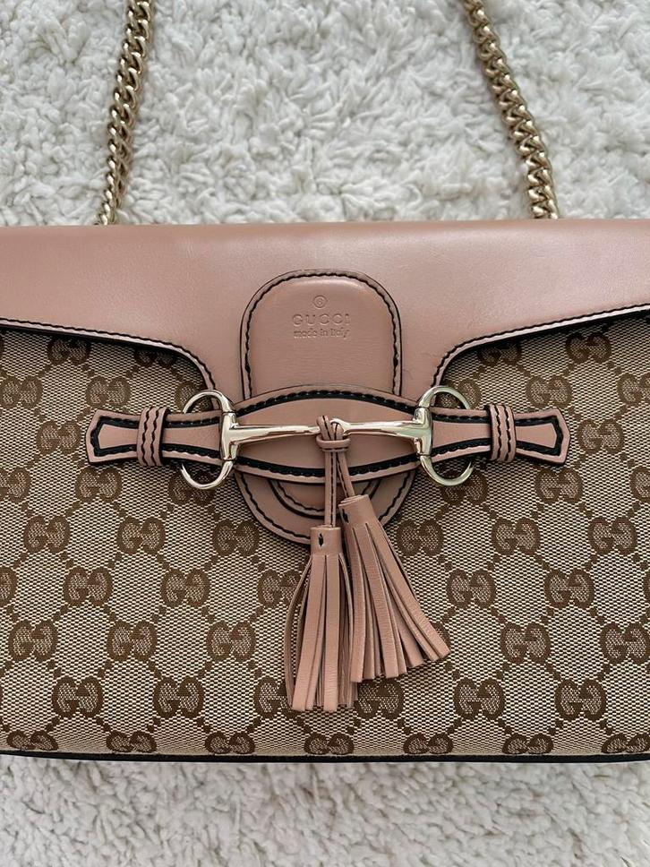 Schoudertas Gucci, Handtassen en Accessoires, Tassen | Damestassen, Nieuw, Schoudertasje, Beige, Ophalen of Verzenden