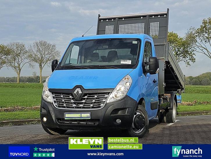 Renault MASTER 2.3 kipper EURO6, Auto's, Bestelwagens en Lichte vracht, Bedrijf, ABS, Airconditioning, Centrale vergrendeling