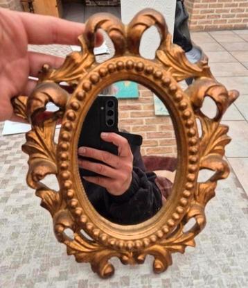 Zeer oude antieke spiegel Rococo stijl  beschikbaar voor biedingen