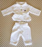Wit fluwelen pyjama Noukies, maat 3M / 62 cm, Nacht- of Onderkleding, Gebruikt, Meisje, Ophalen of Verzenden