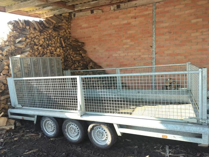 Machinelader/ plateau Remorque te huur, Doe-het-zelf en Bouw, Transportwagens, Ophalen of Verzenden