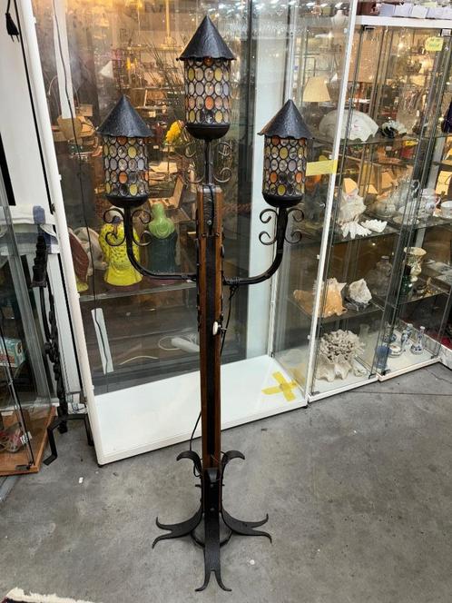 Lampadaire rustique, Huis en Inrichting, Lampen | Vloerlampen, Ophalen of Verzenden