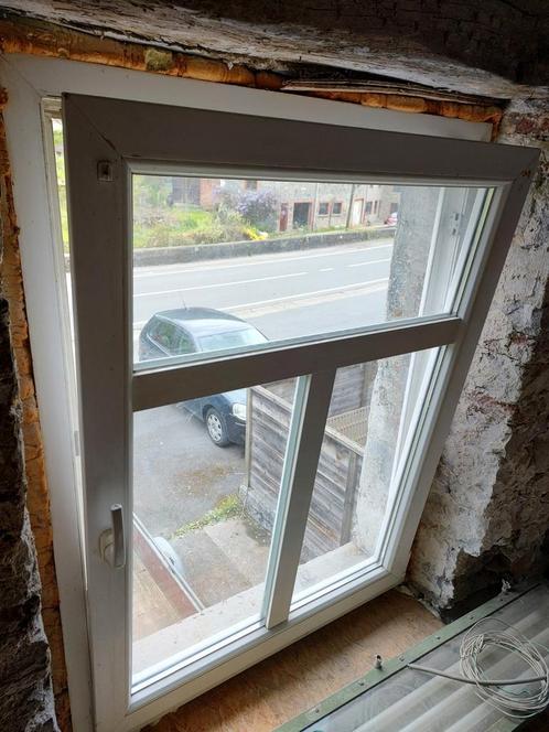 Fenêtre et porte à double vitrage en PVC ( 2008), Bricolage & Construction, Vitres, Châssis & Fenêtres, Double vitrage, Enlèvement