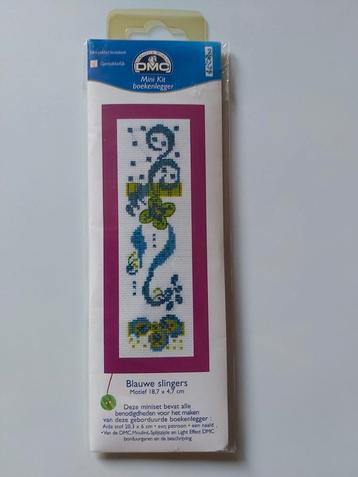 DMC mini kit boekenlegger Blauwe slingers beschikbaar voor biedingen