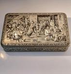 Vintage blikken doos Teniers, Antiek en Kunst, Ophalen of Verzenden