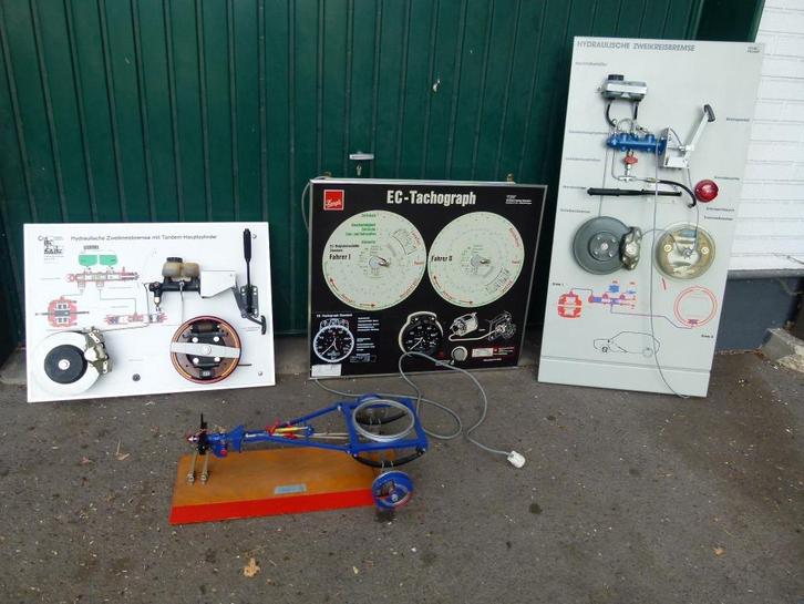 vintage rijschool auto didactisch lesmateriaal mancave, Collections, Rétro, Maison et Meubles, Enlèvement