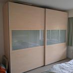 mooie grote kleerkast, Huis en Inrichting, Kasten | Kleerkasten, Ophalen, Glas, 150 tot 200 cm, Zo goed als nieuw