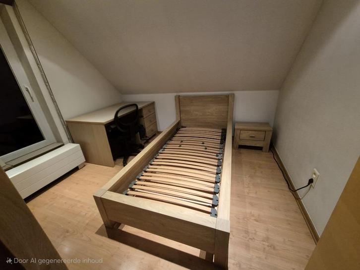 Eenpersoons Slaapkamer, Huis en Inrichting, Slaapkamer | Complete slaapkamers, Gebruikt, Eenpersoons, Ophalen