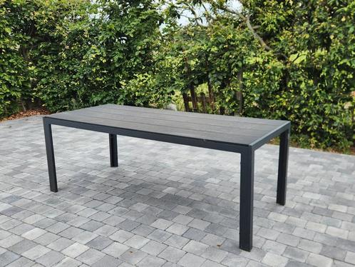 Strak modern Aluminium tuintafel, Tuin en Terras, Tuintafels, Zo goed als nieuw, Rechthoekig, Aluminium, Ophalen