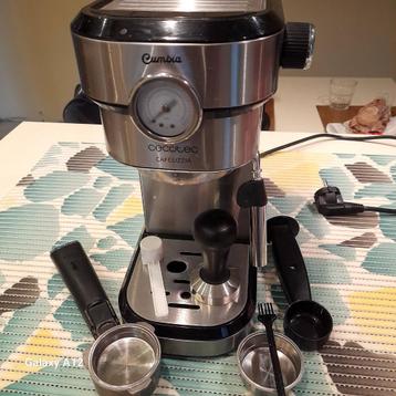 Machine expresso Cafelizzia 790 Steel Pro, Café moulu, Machine à espresso, Tuyau à Vapeur, 1 tasse