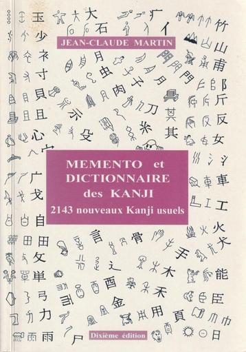 Kanji Memento & Dictionnaire disponible aux enchères