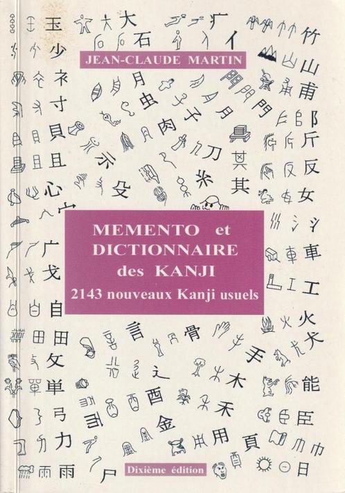 Kanji Memento & Dictionnaire, Livres, Dictionnaires, Utilisé, Autres langues, Autres éditeurs, Enlèvement ou Envoi