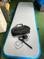 Airtrack nordic met pomp en opbergtas, Sport en Fitness, Turnen, Ophalen, Gebruikt, Blauw, Materiaal
