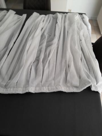 glasgordijnen 110 cm breed-115 cm lang,2 stuks beschikbaar voor biedingen