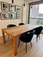 Grote eiken eettafel 200 x 98,5 x 75, Huis en Inrichting, Tafels | Eettafels, Ophalen, Gebruikt