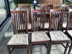 8 houten stoelen, Huis en Inrichting, Stoelen, Ophalen