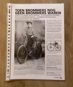 Unieke Map met documentatie toen brommers nog geen brommers, Fietsen en Brommers, Handleidingen en Instructieboekjes, Verzenden