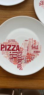 6 assiettes à pizza, Maison & Meubles, Cuisine | Vaisselle, Comme neuf, Assiettes(s)