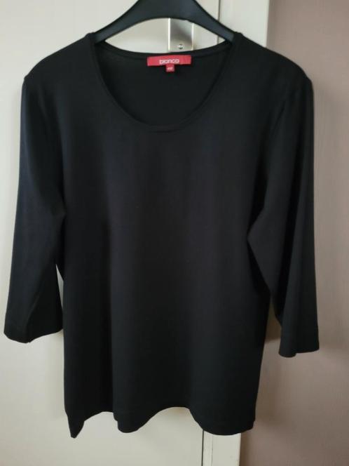 Zwarte strech t-shirt merk Bianca, 42...als nieuw, Kleding | Dames, T-shirts, Zo goed als nieuw, Maat 42/44 (L), Ophalen of Verzenden