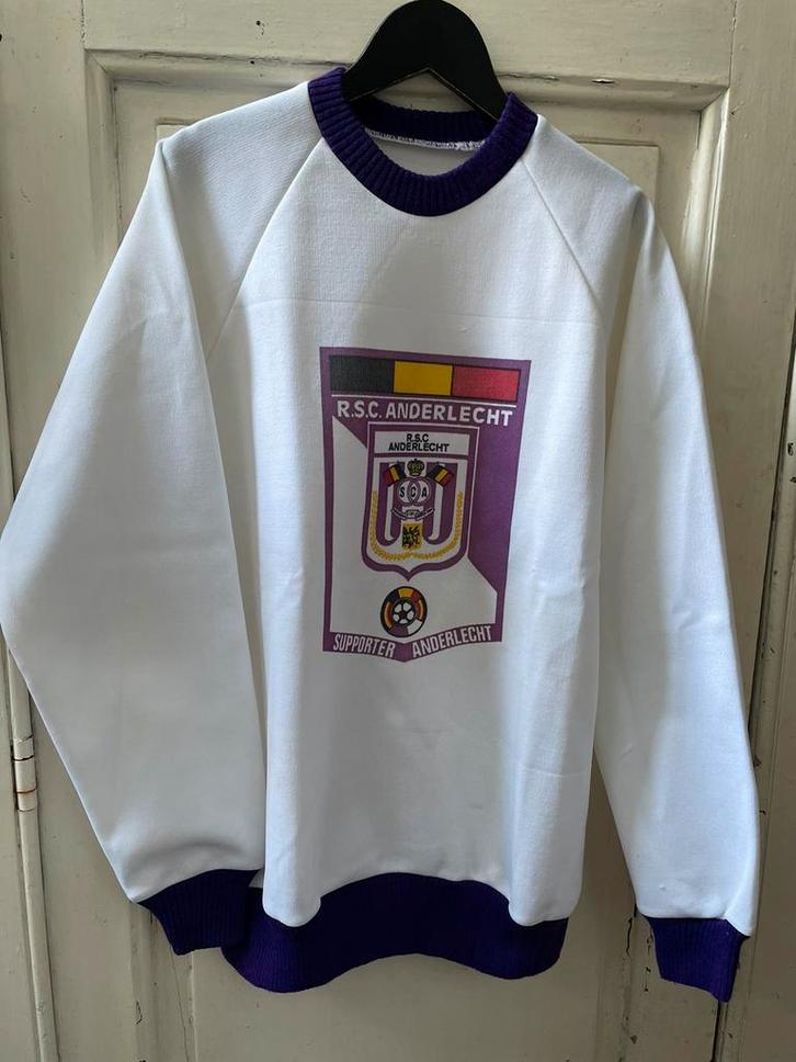 Pull RSCA Anderlecht 1960 / 1970, Verzamelen, Sportartikelen en Voetbal, Gebruikt, Shirt, Ophalen of Verzenden