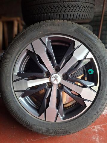 Set winterbanden met originele velgen 18 inch.Peugeot 3008 5 beschikbaar voor biedingen