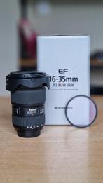 Canon 16-35mm 2.8 L III USM + UV filter, Ophalen, Zo goed als nieuw, Groothoeklens, Zoom