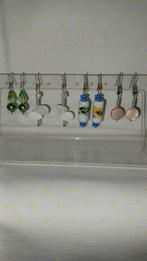 lot handgemaakte oorbellen, Handtassen en Accessoires, Oorbellen, Ophalen of Verzenden, Nieuw, Glas, Hangers