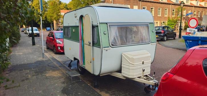 De Reu Casbah 350 (1978), Caravanes & Camping, Caravanes, Particulier, jusqu'à 3, 500 - 750 kg, Siège de train, Autres marques