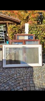 Partij ramen en (buiten)deuren, Doe-het-zelf en Bouw, Glas en Ramen, Ophalen, Gevelraam of Ruit, Gebruikt, 80 tot 120 cm