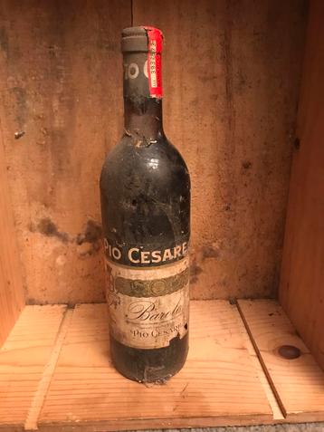 BAROLO OUDE FLES WIJN PIO CÉSARE BAROLO 1980, Ophalen, Nieuw
