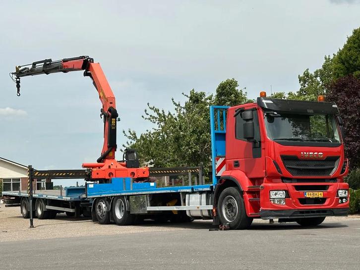 Iveco Stralis 420 !KRAAN/CRANE/GRUE/ Palfinger 22TM! RADIO R, Auto's, Vrachtwagens, Bedrijf, ABS, Airconditioning, Cruise Control