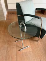 Bijzettafel, Huis en Inrichting, Ophalen, Zo goed als nieuw, Glas